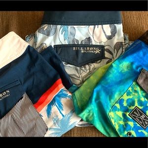 Billabong PX3 Board Short BUNDLE, all three men’s waist size 34. EUC - see pics